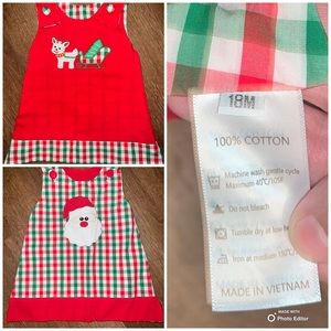 18M Doublesided Christmas dress - NWOT Non-Branded